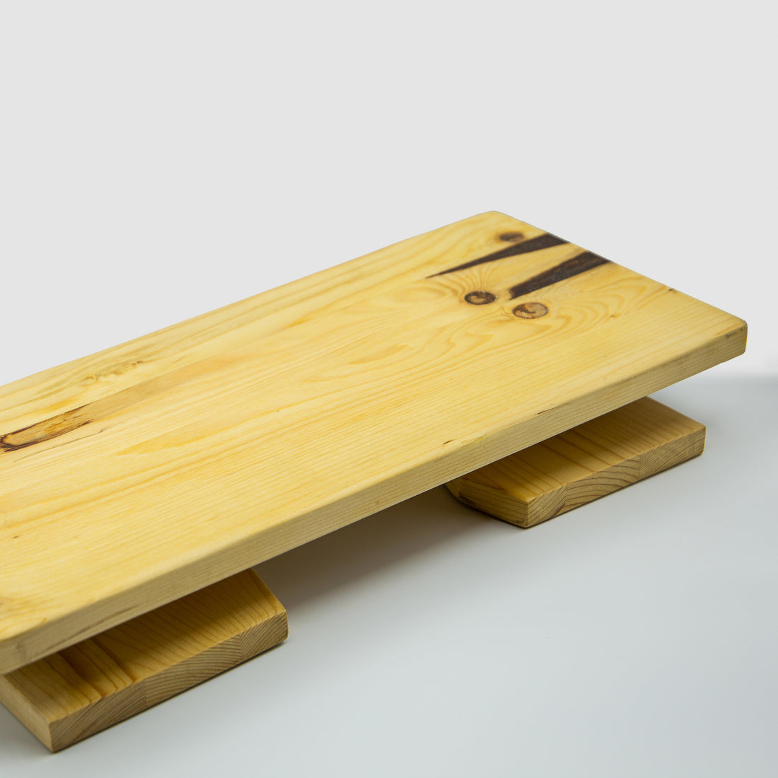 Sgabello da meditazione (panca seiza) artigianale in legno d&