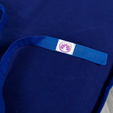 Set meditazione con sgabello cotone blu, morbido e confortevole per una pratica rilassante
