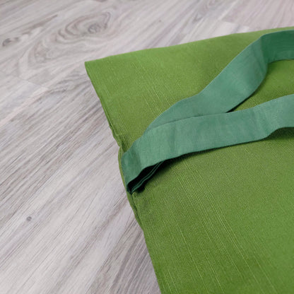 Set meditazione con sgabello cotone verde, panchette imbottite per il comfort durante la meditazione