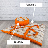 Set meditazione personalizzato con cuscini di supporto lombari e schiena in vari colori e design confortevoli
