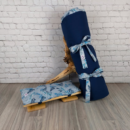 Set da Meditazione Palme Blu con Sgabello
