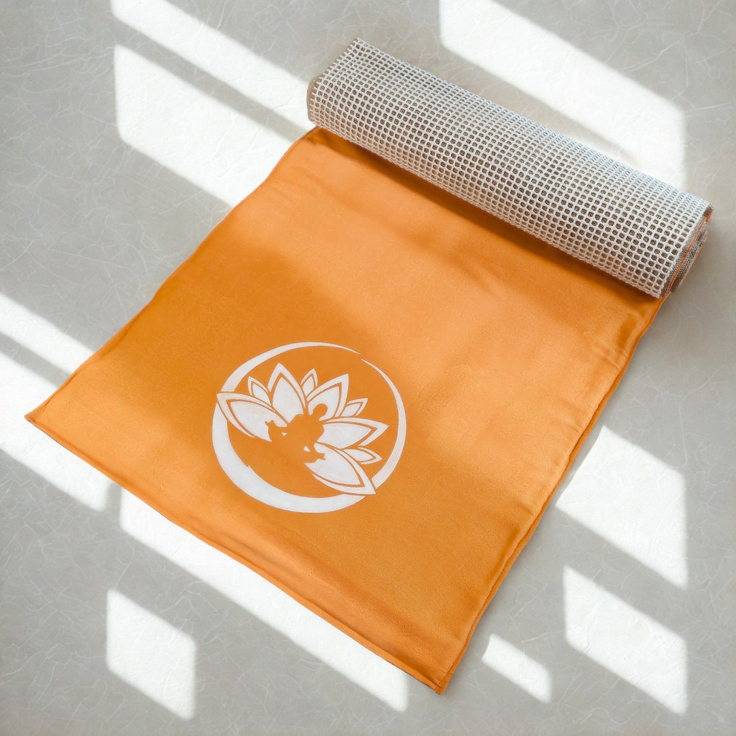 Tappetino Yoga Ecologico in Iuta e Cotone