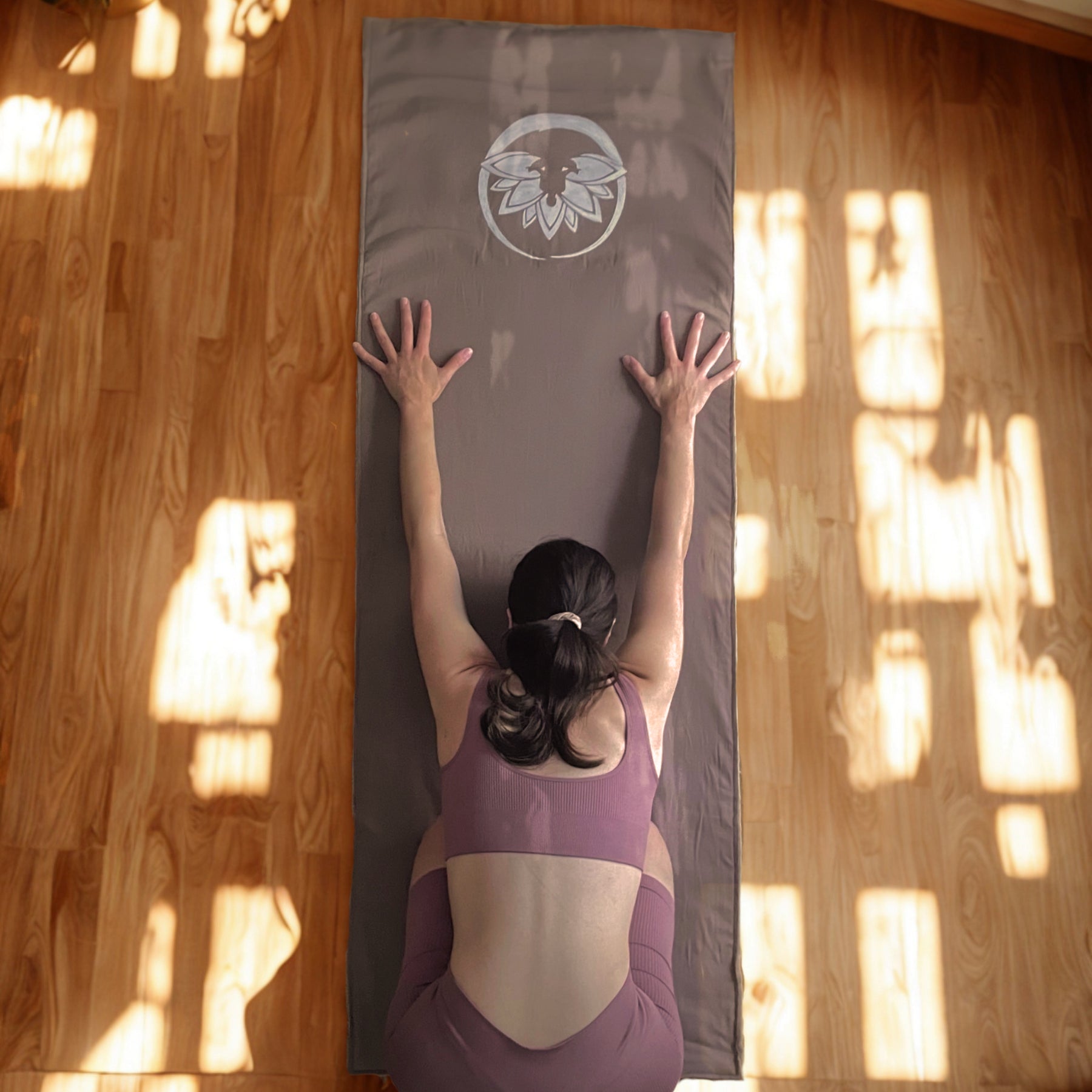Tappetino Yoga Ecologico in Iuta e Cotone