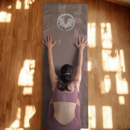 Tappetino Yoga Ecologico in Iuta e Cotone