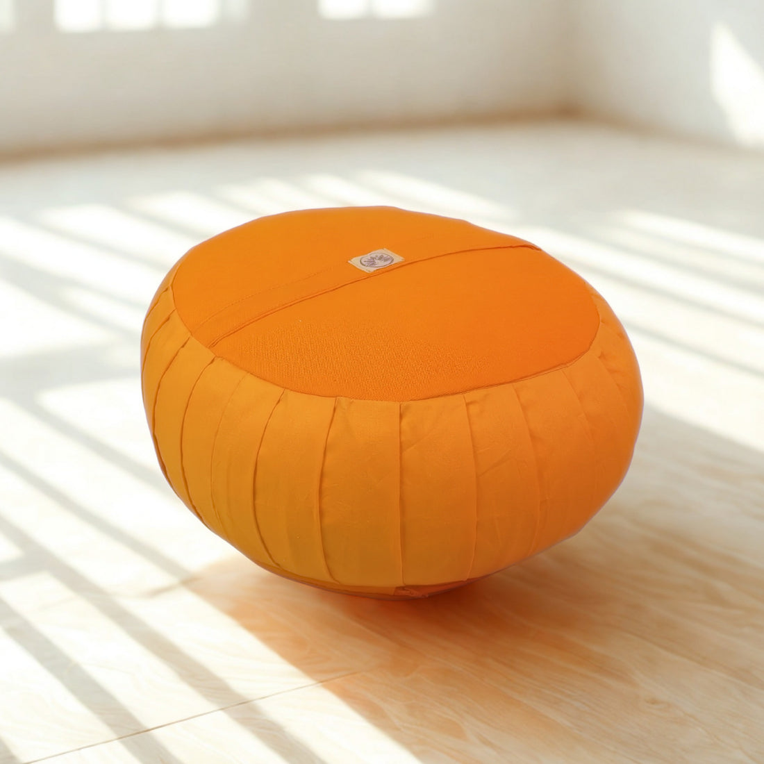 Cuscino Zafu Classico - Cotone Arancione