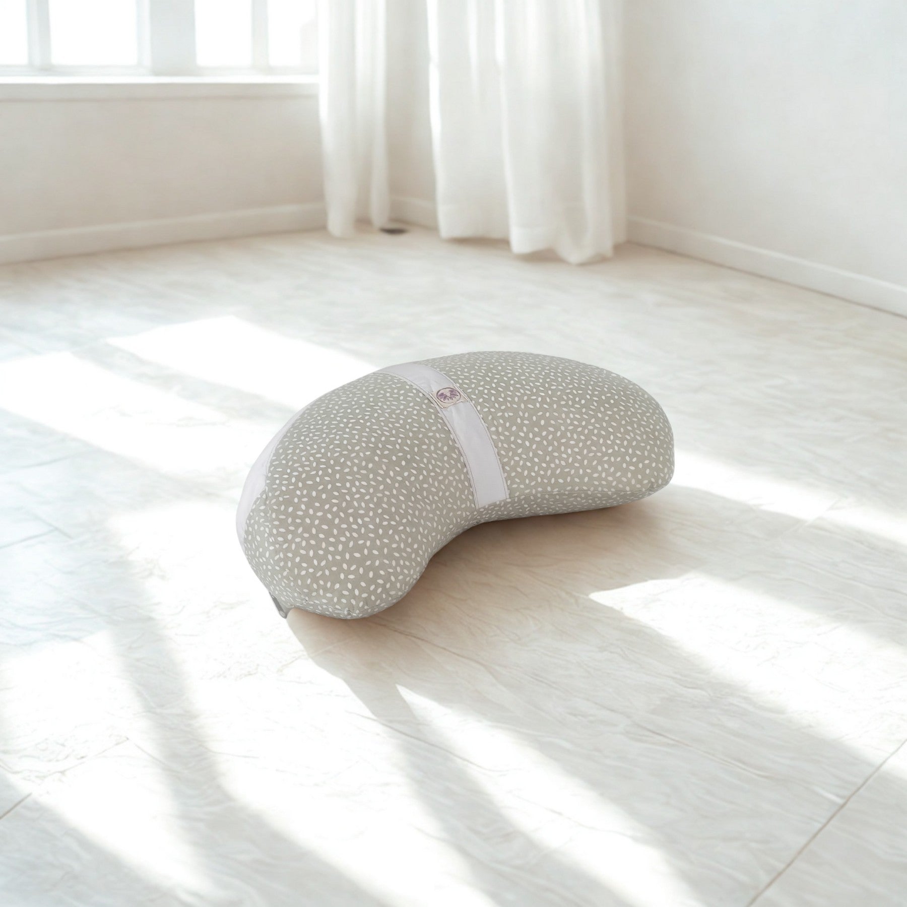 Cuscino Zafu a Mezzaluna Sonia