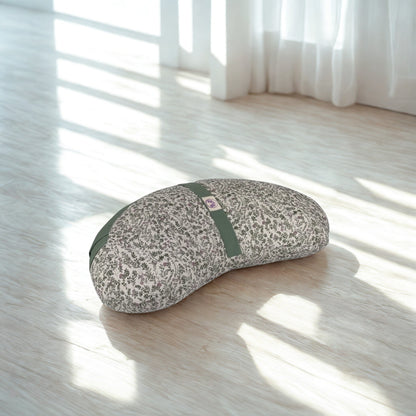 Cuscino Zafu a Mezzaluna Violetta