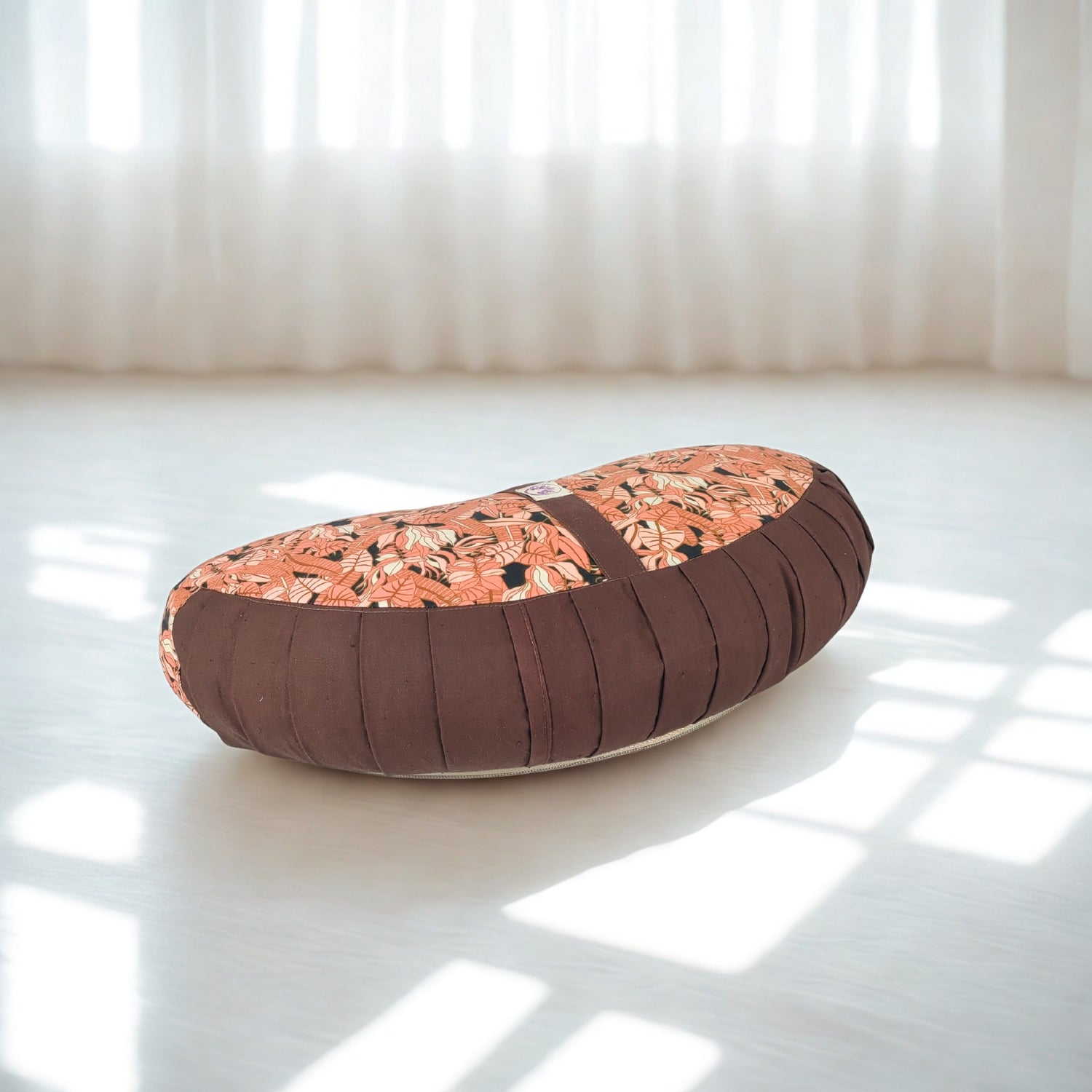 Cuscino Zafu a Mezzaluna Wanda