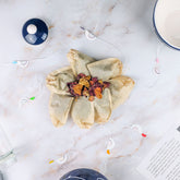 Confezione regalo box degustazione tisane con infusi di frutta secca e fiori essiccati