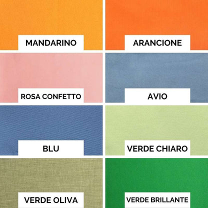 Cuscino per gli occhi personalizzato disponibile in vari colori tra cui arancione, blu e verde brillante