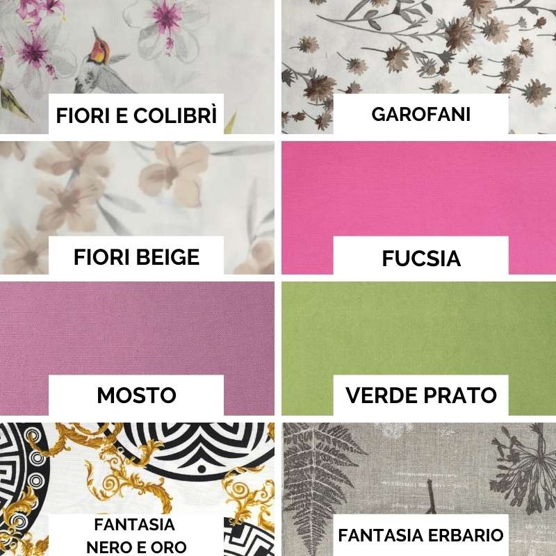 Varietà di cuscini per gli occhi personalizzato in diversi colori e fantasie per il relax