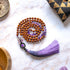 mala rudraksha ametista