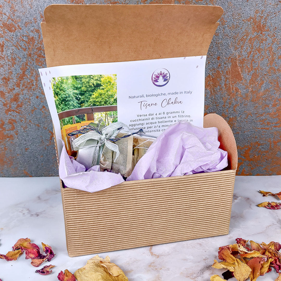 scatola degustazione tisane chakra