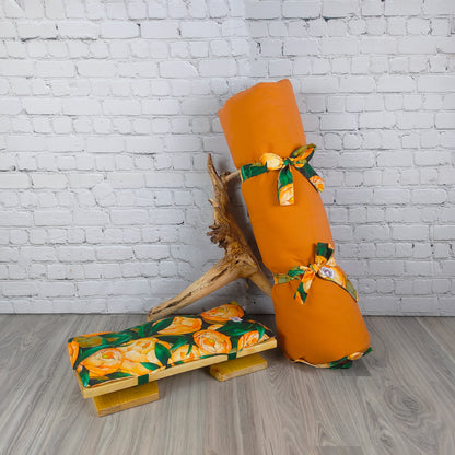 Set da Meditazione Peonie con Sgabello